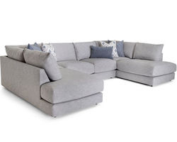 Indy 900 Stationary Sectional (Includes Pillows)