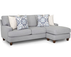 Bradshaw 95&quot; Sofa with Reversible Chaise Ottoman (Includes Pillows)