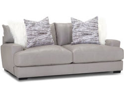 Antonia 87&quot; Leather Sofa (Includes Pillows)