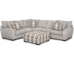 Dorian 940 Stationary Sectional (Includes Pillows)