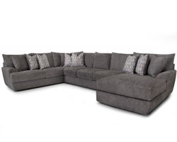 Bennett 945 Stationary Chaise Sectional (Includes Pillows)