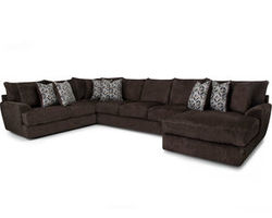 Hudson 945 Stationary Sectional (Includes Pillows)