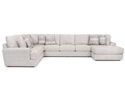 Nash 945 Stationary Chaise Sectional (Includes Pillows)