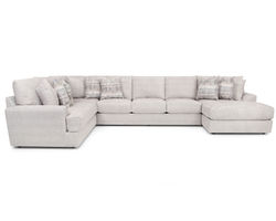 Nash 945 Stationary Chaise Sectional (Includes Pillows)