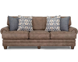 Sicily 101" Sofa (Includes Pillows) Leather like fabric