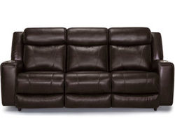 Carver 91&quot; Power Headrest Power Reclining Sofa w/ Dropdown Table (Faux leather)
