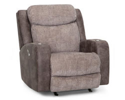 Carver 91&quot; Power Headrest Power Recliner with Cupholders and USB (Two-Tone)