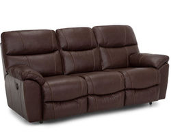Cabot 707 Leather Reclining Sofa (87&quot;) Choice of Colors