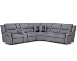 Hawkins 759 Power Headrest Power Reclining Sectional (Choice of Colors)
