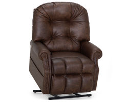 Austin 621 Leather Power Lift Reclining Chair (Up to 350 Pounds) Extended Ottoman Footrest