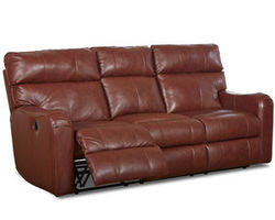 Axis Leather Reclining Sofa