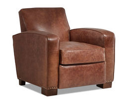 Billie Leather Nailhead Club Chair