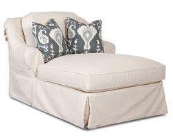 Charleston Slipcover Chaise w/Down Blend Cushions