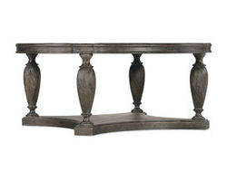 Traditions 44&quot; Round Cocktail Table (Dark Finish)