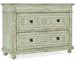 Traditions Two-Drawer Accent Chest (Pistachio Finish)