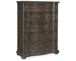 Traditions Five-Drawer Chest (Dark Finish)