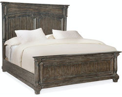 Traditions King Panel Bed (Dark Finish)