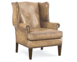 Blakeley Leather Club Chair (Brown)