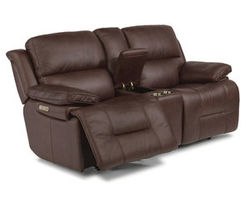 Apollo Power Reclining Loveseat with Console and Power Headrests