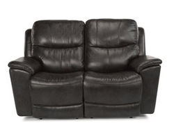 Cade Power Reclining Loveseat with Power Headrests and Lumbar (637-00)