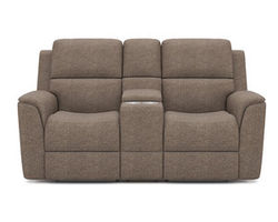 Henry Power Reclining Loveseat with Console and Power Headrests and Lumbar (425-01) ZERO GRAVITY