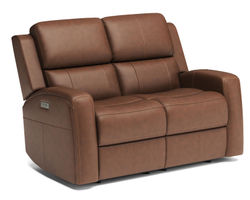 Linden Power Reclining Loveseat with Power Headrests and Lumbar (946-72) ZERO GRAVITY