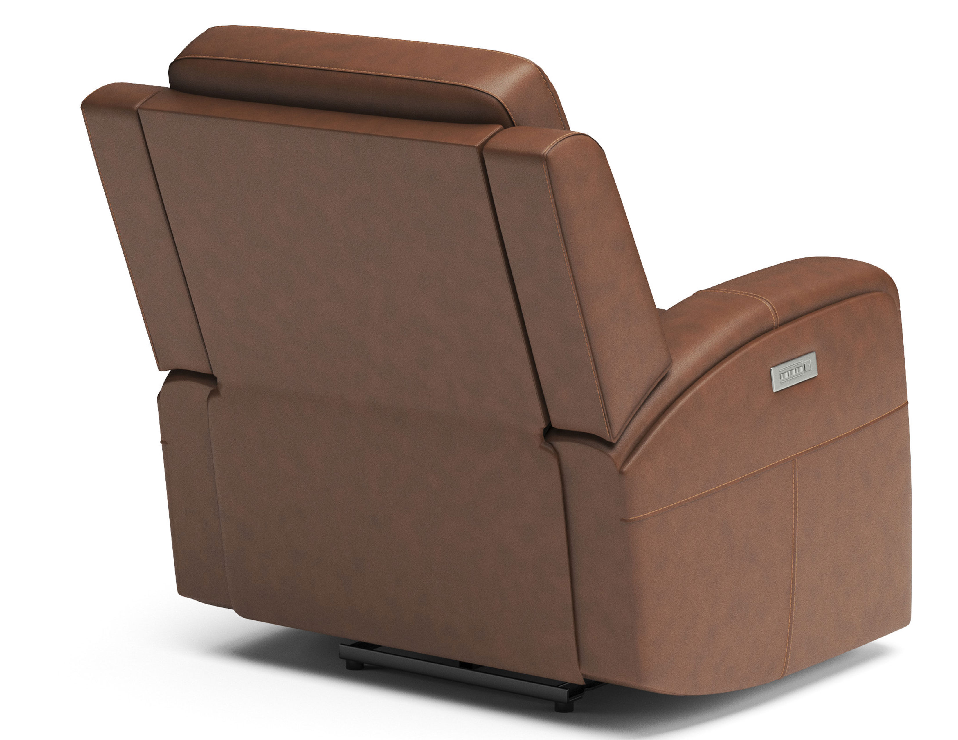 Linden Power Reclining Loveseat with Power Headrests and