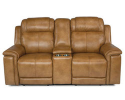 Kingsley Power Reclining Loveseat with Console and Power Headrests and Lumbar (295-72)
