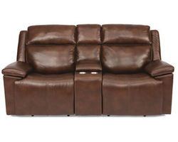 Chance Power Reclining Loveseat with Console and Power Headrests (278-74)