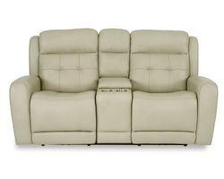 Grant Power Reclining Loveseat with Console and Power Headrests (2 Colors) in stock