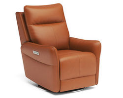 Spin Swivel Power Recliner with Power Headrest and Lumbar (050-50)