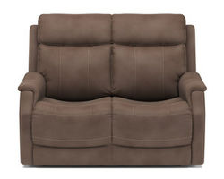Easton Power Reclining Loveseat with Power Headrests and Lumbar (500-72)