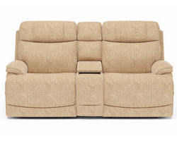 Logan Power Reclining Loveseat with Console and Power Headrests and Lumbar (753-72)