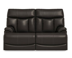 Clive Power Reclining Loveseat with Power Headrests and Lumbar (374-00)