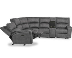 Nirvana Power Reclining Sectional with Power Headrests (136-04)