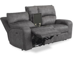 Nirvana Power Reclining Loveseat with Console and Power Headrests (136-04)