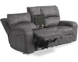 Nirvana Power Reclining Loveseat with Console and Power Headrests (136-04)