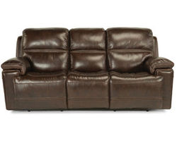 Fenwick Leather Power Reclining Sofa with Power Headrests (204-70)