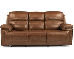Fenwick Leather Power Reclining Sofa with Power Headrests (204-72)