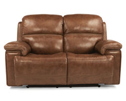 Fenwick Power Reclining Loveseat with Power Headrests (204-72)