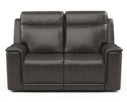 Miller Power Reclining Loveseat with Power Headrests and Lumbar (204-04)