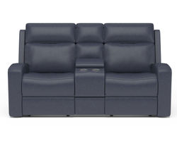 Cody Power Reclining Loveseat with Console and Power Headrests (297-40) in stock
