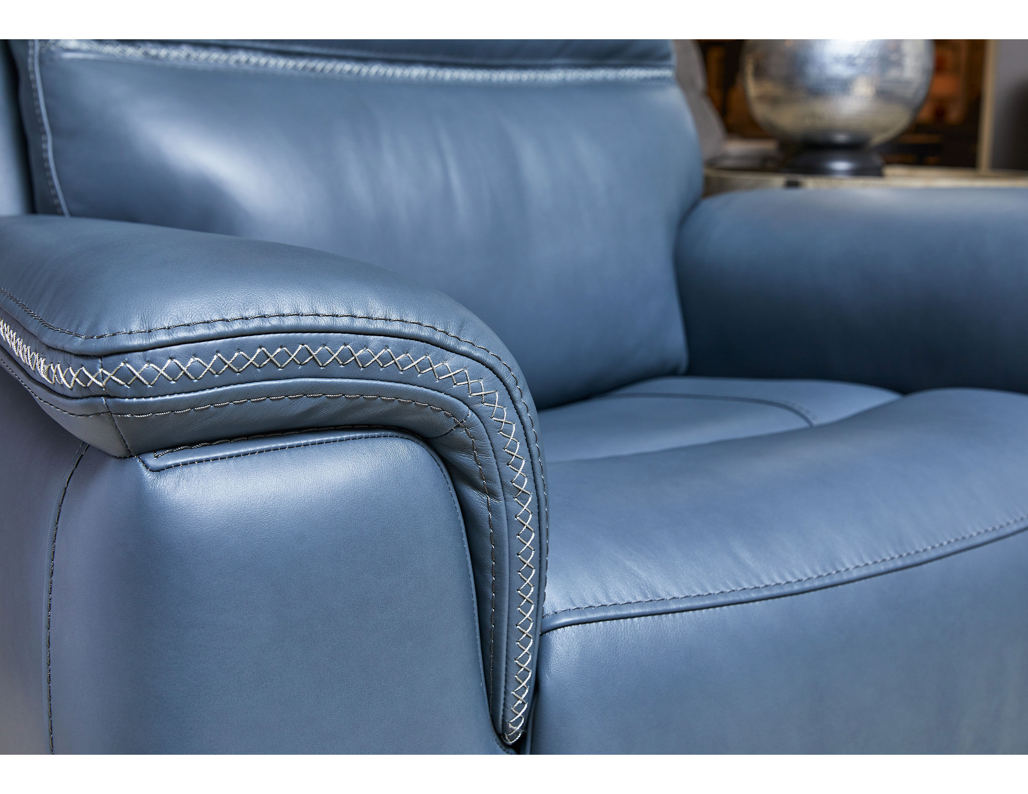 Sawyer leather deals power reclining sofa