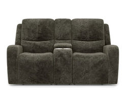 Aiden Power Reclining Loveseat with Console and Power Headrests (339-02)