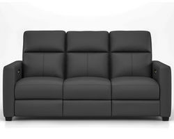 Broadway 79&quot; Leather Power Reclining Sofa with Power Headrests (943-02)