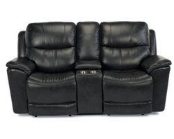 Cade Power Reclining Loveseat with Console and Power Headrests and Lumbar (637-00)