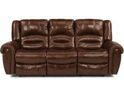 Town Leather Power Reclining Sofa with Power Headrests (048-54)