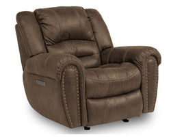 Town Fabric Power Recliner with Power Headrest (349-70)