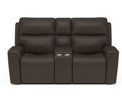 Jarvis Power Reclining Loveseat with Console and Power Headrests (009-70) ZERO GRAVITY