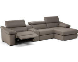 Gioia B901 Power Reclining Leather Sectional